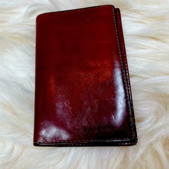 Bosca Genuine Leather Vintage Card Holder Full Grain Leather - Picture 1 of 8